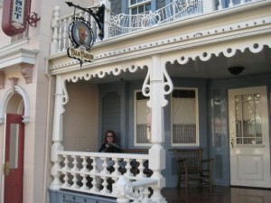 The inviting porch on Main Street